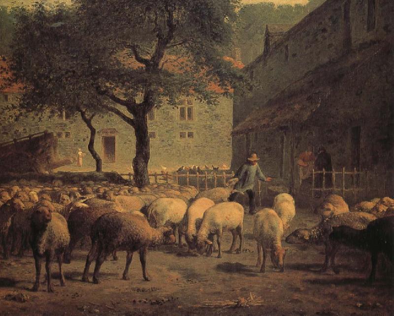 Jean Francois Millet Sheep China oil painting art